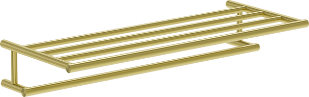 Mexen Loop arany szálcsiszolt törölközőtartó polc - 70A71081-55