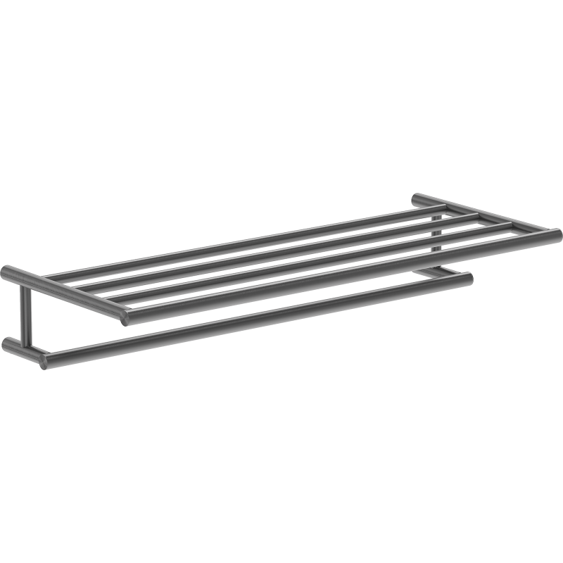 Mexen Loop raft pentru prosop, gri metalizat periat - 70A71081-66