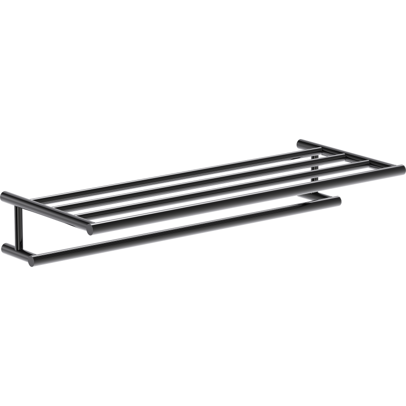 Mexen Loop raft pentru prosop, crom negru - 70A71081-73