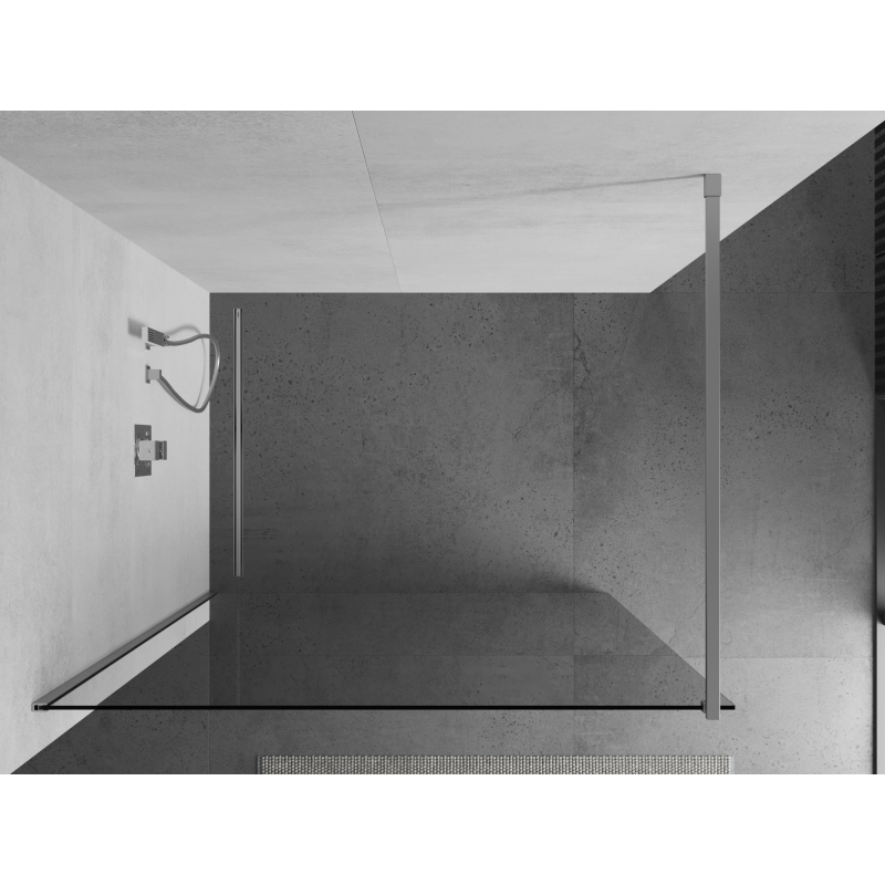 Mexen Kioto perete de duș Walk-in 50 x 200 cm, transparent 8 mm, crom - 800-050-101-01-00
