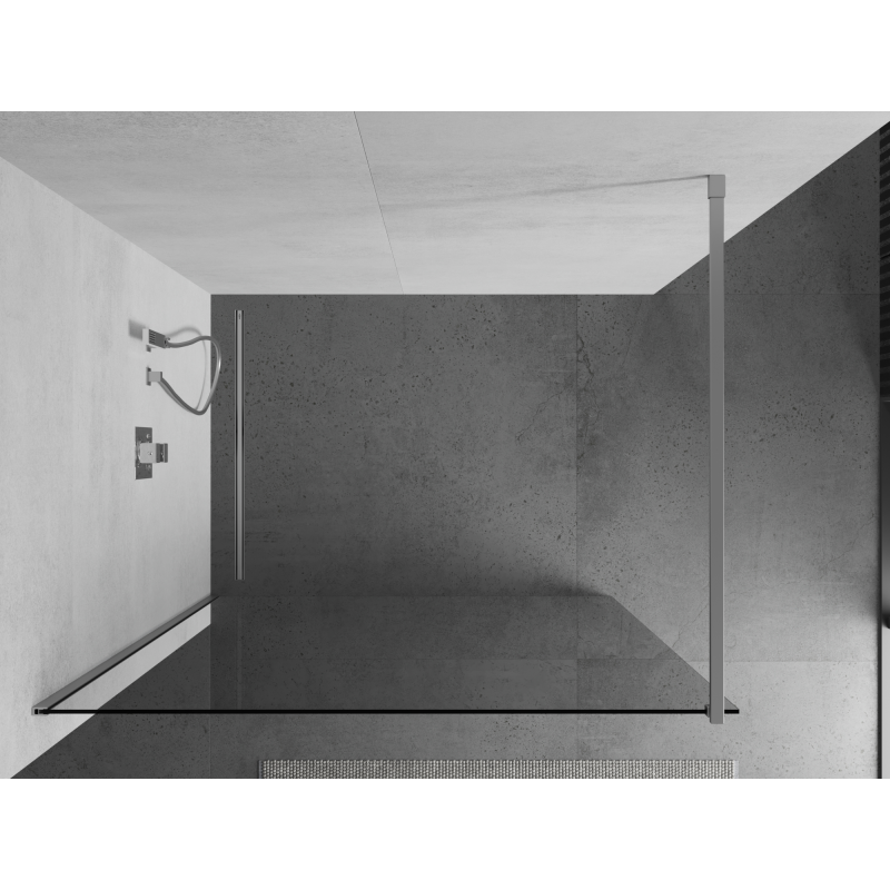 Mexen Kioto perete de duș Walk-in 70 x 200 cm, transparent 8 mm, crom - 800-070-101-01-00