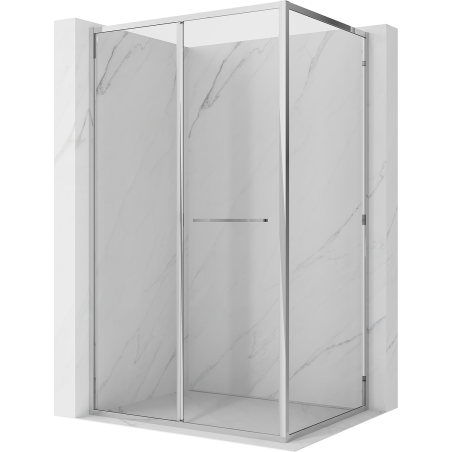 Mexen Linea 85 x 95 cm-es toló zuhanykabin, átlátszó, króm - 8E1-085-095-01-01