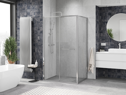 Mexen Linea cabină de duș glisantă 100 x 90 cm, transparentă, crom - 8E1-100-090-01-01