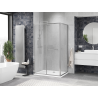 Mexen Linea 85 x 95 cm-es toló zuhanykabin, átlátszó, króm - 8E1-085-095-01-01