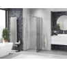 Mexen Linea 100 x 100 cm-es tolóajtós zuhanykabin, átlátszó, króm - 8E1-100-100-01-01