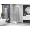 Mexen Linea cabina de duș glisantă 95 x 95 cm, transparentă, cromată - 8E1-095-095-01-01