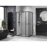 Mexen Linea cabina de duș culisantă 110 x 80 cm, transparentă, neagră - 8E1-110-080-70-70
