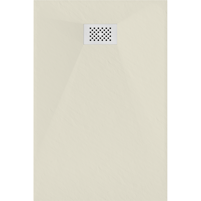 Mexen Hugo téglalap alakú zuhanytálca SMC 100 x 80 cm, bézs, fehér fedéllel - 42698010-W