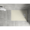 Mexen Hugo téglalap alakú zuhanytálca SMC 100 x 80 cm, bézs, fehér fedéllel - 42698010-W