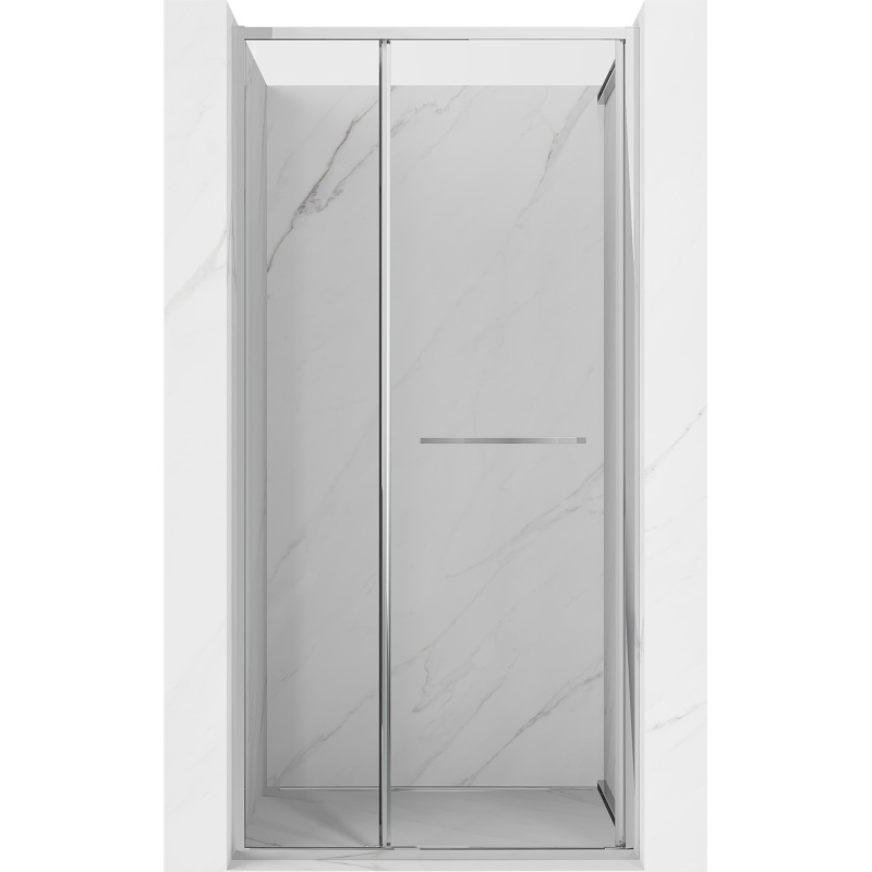 Mexen Linea uși de duș glisante 80 cm, transparente, crom - 8E1-080-000-01-01