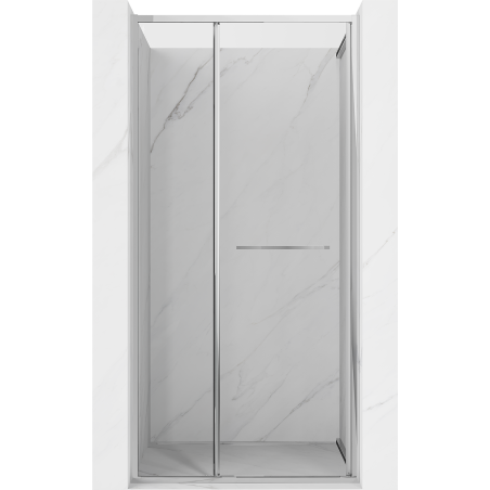 Mexen Linea tolóajtós zuhanykabin 90 cm, átlátszó, króm - 8E1-090-000-01-01