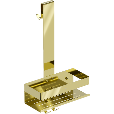 Mexen Brin-1 coș de baie cu suport, auriu - 70A8841-50