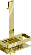 Mexen Brin-1 fürdőszobai kosár akasztóval, arany - 70A8841-50