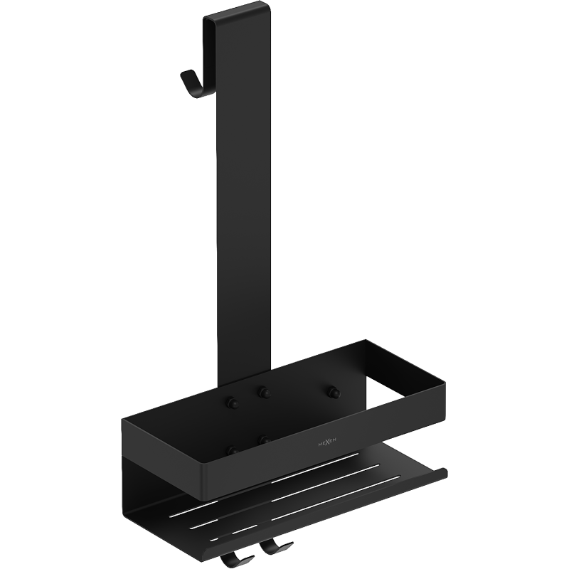 Mexen Brin-1 fekete akasztós fürdőszobai kosár - 70A8841-70
