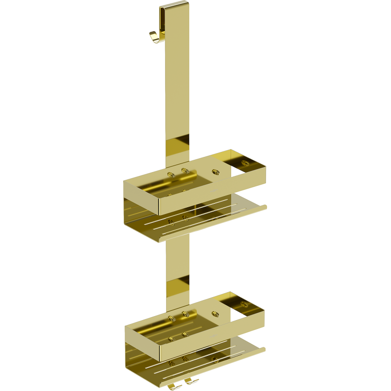 Mexen Brin-2 coș de baie cu cuier, auriu - 70A8842-50