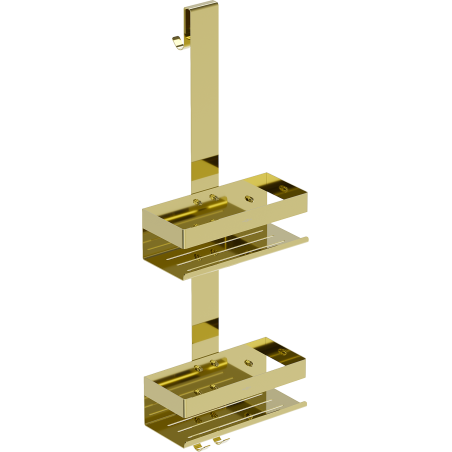 Mexen Brin-2 coș de baie cu cuier, auriu - 70A8842-50
