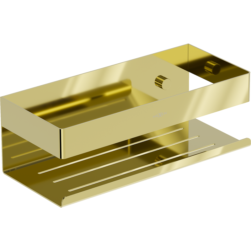 Mexen Brin-L fürdőszobai kosár, arany - 70A8730-50