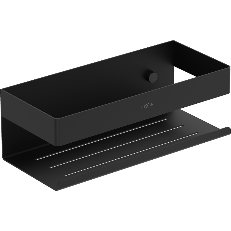 Mexen Brin-L coș de baie, negru - 70A8730-70