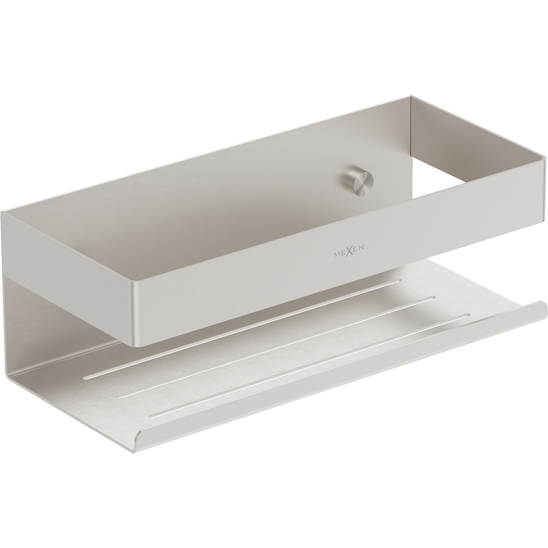 Mexen Brin-L coș de baie, nichel periat - 70A8730-97