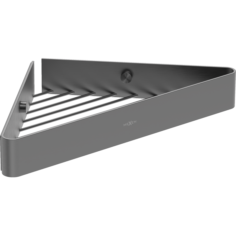 Mexen Evos-C coș de baie de colț, gri armă periat - 70A8514-66