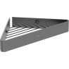 Mexen Evos-C sarok fürdőszobai kosár, gun gray csiszolt - 70A8514-66
