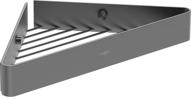 Mexen Evos-C sarok fürdőszobai kosár, gun gray csiszolt - 70A8514-66