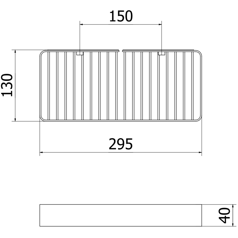 Mexen Evos-L coș de baie, aur roz - 70A8714-60