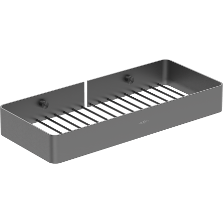 Mexen Evos-L coș de baie, gri armă periat - 70A8714-66
