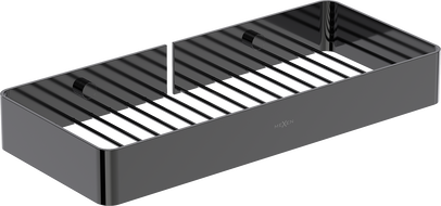 Mexen Evos-L coș de baie, crom negru - 70A8714-73