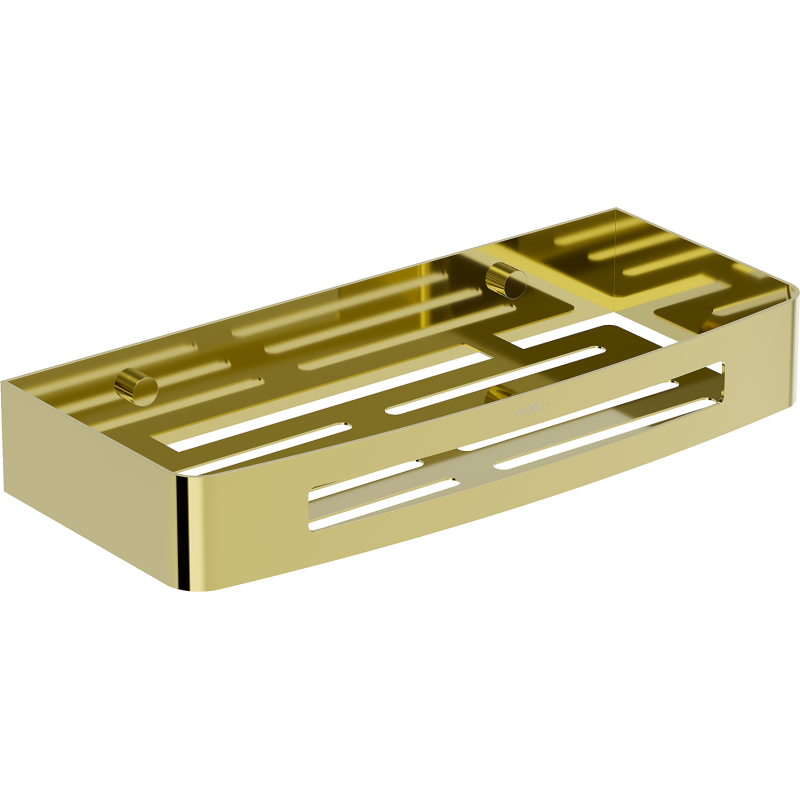 Mexen Laxo-L fürdőszobai kosár, arany - 70A8713-50