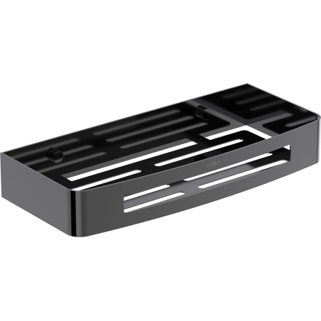 Mexen Laxo-L coș de baie, crom negru - 70A8713-73