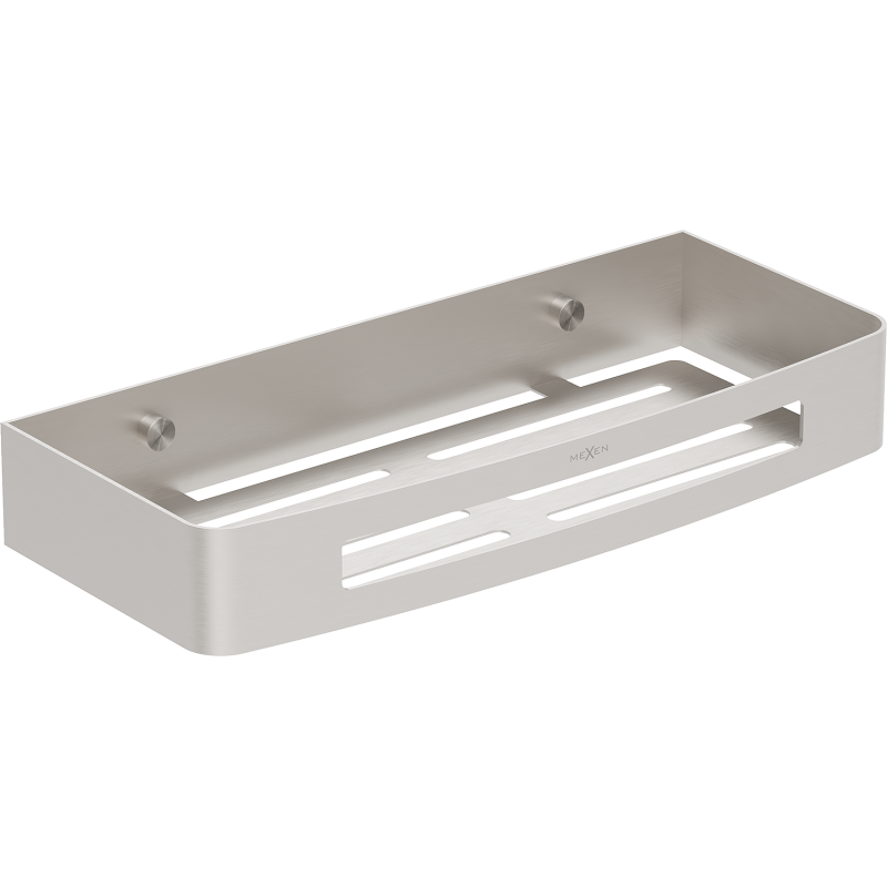Mexen Laxo-L fürdőszobai kosár, selyemfényű nikkel - 70A8713-97