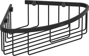 Mexen Uni-C sarokba helyezhető fürdőszobai kosár, fekete - 70A8517-70