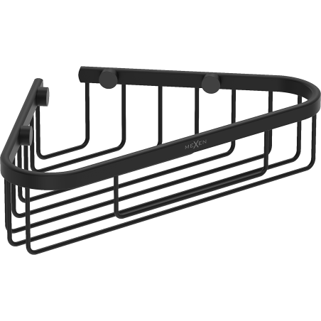 Mexen Uni-T coș de baie colțar, negru - 70A8520-70