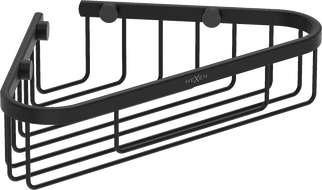 Mexen Uni-T sarokkosár fürdőszobai, fekete - 70A8520-70