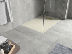 Mexen Hugo brodzik dreptunghiular SMC 120 x 80 cm, bej, mascare auriu - 42698012-G