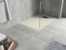 Mexen Hugo tăviță de duș dreptunghiulară SMC 80 x 70 cm, bej, capac negru - 42697080-B