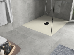 Mexen Hugo tavă de duș dreptunghiulară SMC 120 x 100 cm, bej, mască neagră - 42691012-B