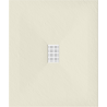 Mexen Hugo brodzik dreptunghiular SMC 120 x 100 cm, bej, mascare albă - 42691012-W
