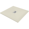 Mexen Hugo cadă de duș pătrată SMC 90 x 90 cm, bej, mască inox - 42699090-X