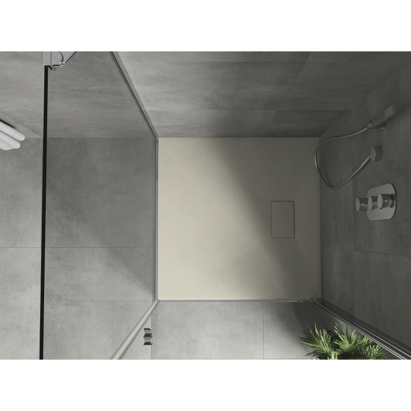 Mexen Hugo tăviță de duș pătrată SMC 80 x 80 cm, bej - 42698080