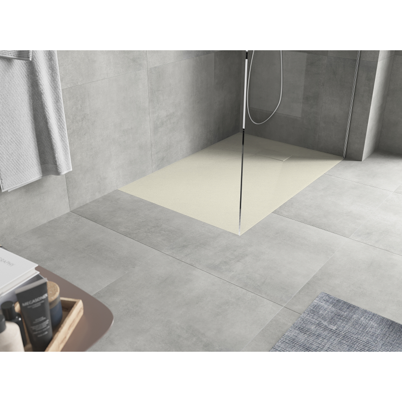 Mexen Hugo recea rectangulare SMC 120 x 90 cm, bej - 42699012