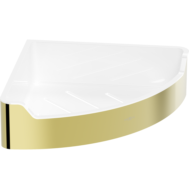 Mexen Rivon-C sarokkosár fürdőszobába, arany - 70A8525-50