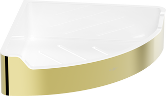 Mexen Rivon-C sarokkosár fürdőszobába, arany - 70A8525-50