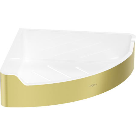Mexen Rivon-C coș de baie colțar, auriu periat - 70A8525-55
