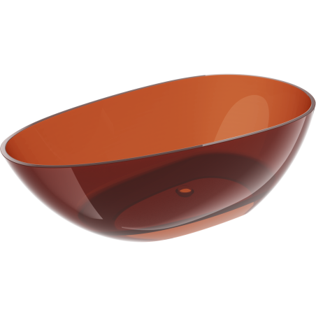Mexen Glass cadă freestanding transparentă 170 x 85 cm, dop cromat - 58061708505