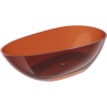 Mexen Glass Earth szabadon álló átlátszó kád 170 x 85 cm, krómozott lefolyó - 58061708505
