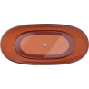 Mexen Pure earth szabadon álló áttetsző kád 170 x 80 cm, krómozott leeresztő - 58071708005
