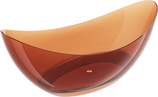 Mexen Vea earth wanna szabadon álló átlátszó 180 x 80 cm, króm parafa - 58091808005