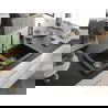 Mexen Mario Chiuvetă de granit cu 2 compartimente și baterie de bucătărie Telma, Neagră/Auriu - 6504-75-670200-00